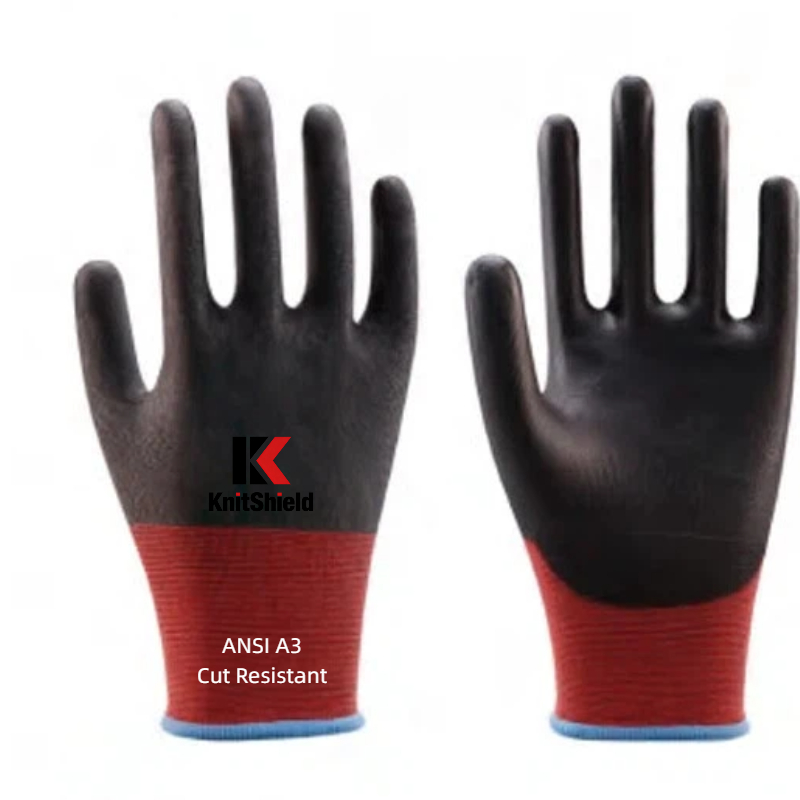 KnitShield A3 PU Cut Safety Gloves